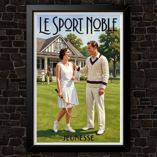 1920-tals Vintage Mode Reklam Poster