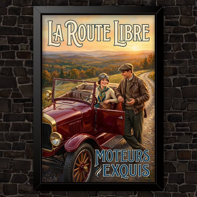 1920-tals Vintage Mode Reklam Poster (Skapare uppladdad)