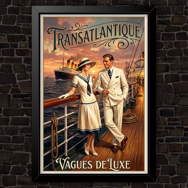 1920-tals Vintage Mode Reklam Poster (Skapare uppladdad)