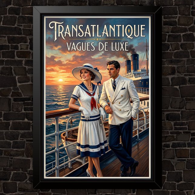 1920-tals Vintage Mode Reklam Poster (Skapare uppladdad)