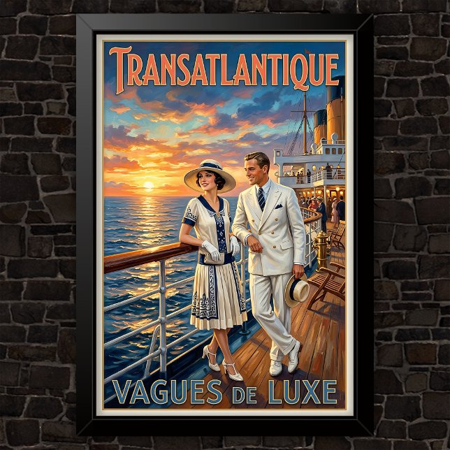 1920-tals Vintage Mode Reklam Poster (Skapare uppladdad)