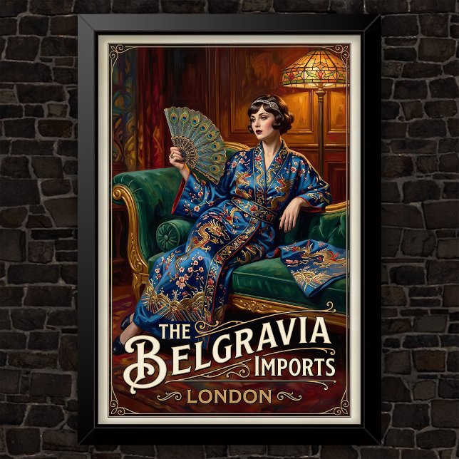 1920-tals Vintage Mode Reklam Poster (Skapare uppladdad)