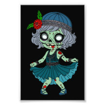 1920-tals Zombie Flapper Flicka