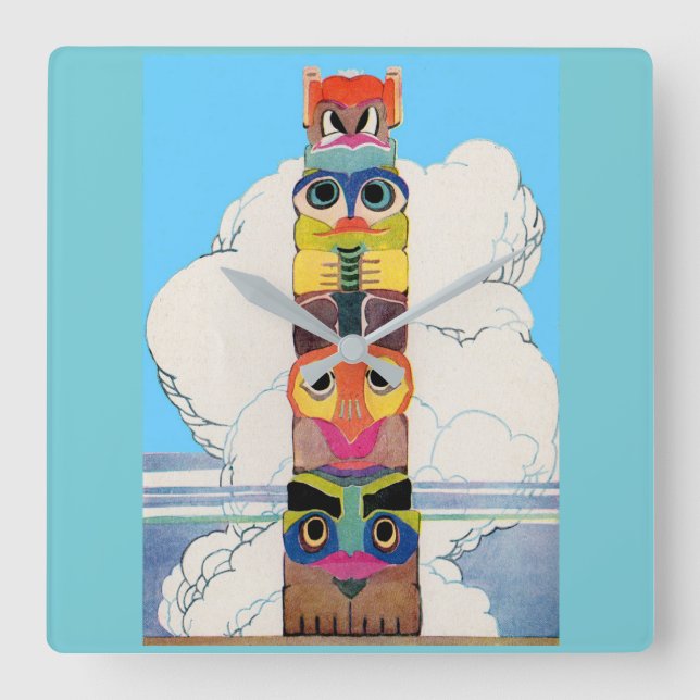 1920-talstav fyrkantig klocka (Framsida)