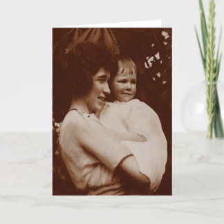 1920 under det fördelande kastanjebruna träd kort