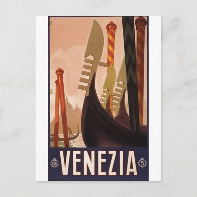 1920 Venedig, Italien Vykort (Framsida)
