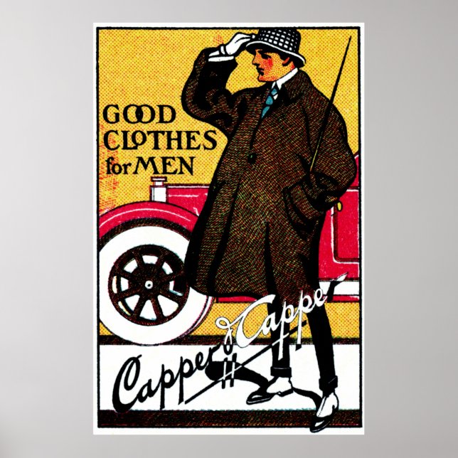 1920 Vintage Manar Clothing Poster (Framsidan)