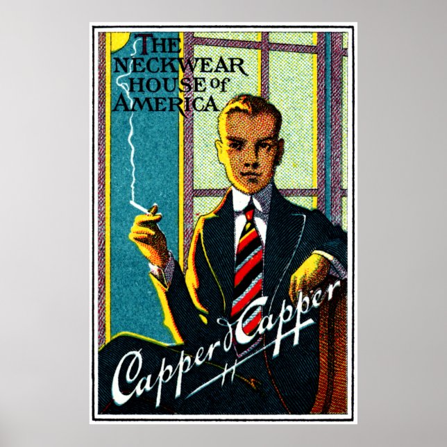 1920 Vintage Manar Ties Poster (Framsidan)