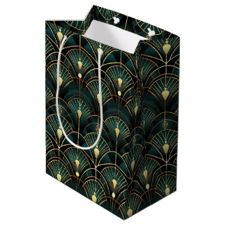 1920s Emerald and Gold Art Deco