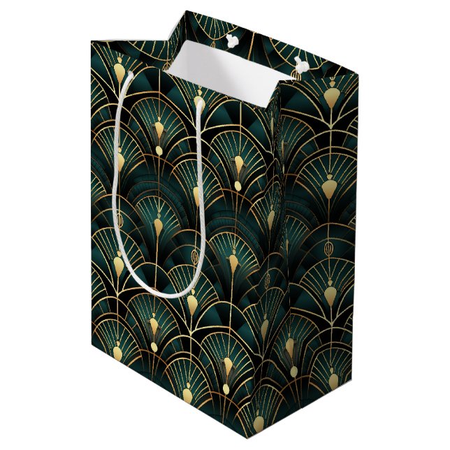 1920s Emerald and Gold Art Deco (Baksidan Vinklad)