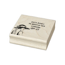 1920's Flapper Girl Adress Self-Inking Frimärke