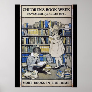1921 Barns Bok-vecka Poster