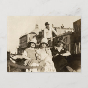 1921 Flickvänner i Venedig Vykort