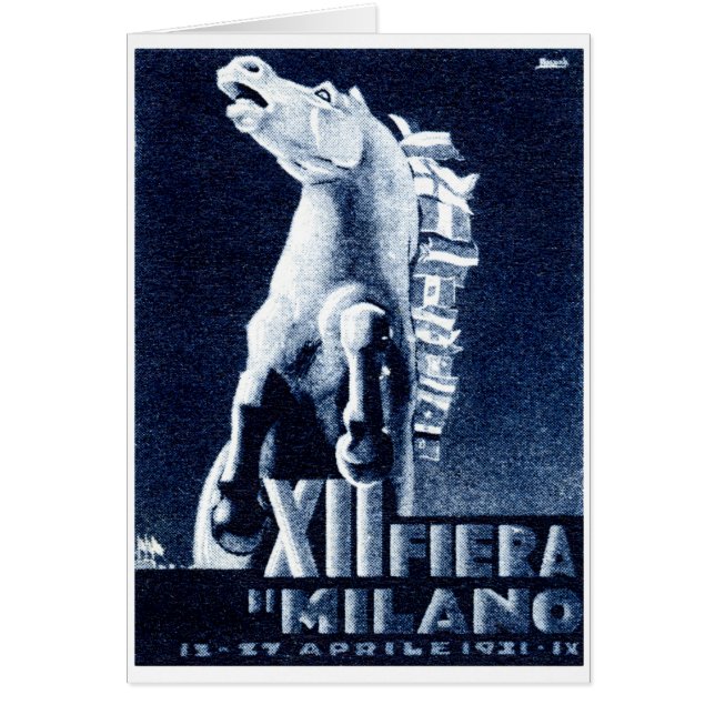 1921 Italienskt filmfestival Hälsningskort (Framsidan)