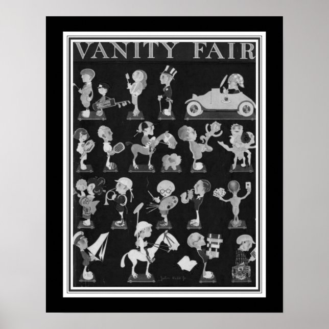 1921 Vanity Fair "Interests" Poster (Framsidan)