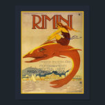 1922 Art Deco Rimini Art Exhibition och Poster<br><div class="desc">Unik,  Art Deco,  utskriven av Marcello Dudovich för 1922 Rimini,  Italien,  Art Exhibition. 11x14 visas här. 16x20 tillgängligt,  samt storlek anpassningsbar,  arbetsyta och andra Zazzle-produkter.</div>