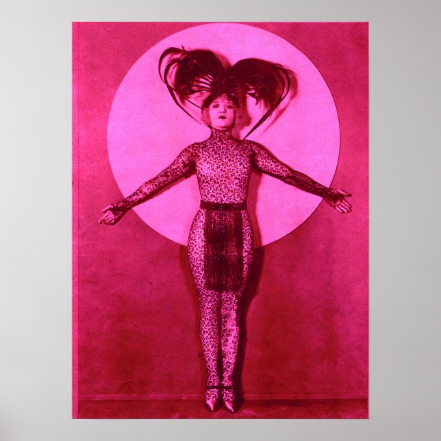 1922-dockans filmstjärna - rosa poster (Framsidan)