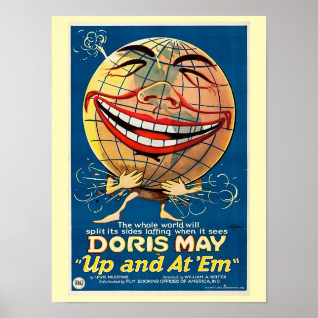 1922-film Upp och på Em Poster (Framsidan)