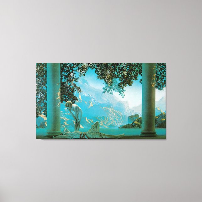 1922, Maxfield Parrish Canvastryck (Framsida)