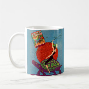 1922 Murad-cigarretter dam ridgigantis Kaffemugg