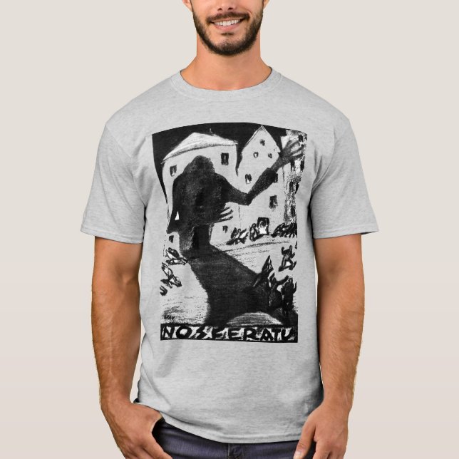 "1922" Nosferatu Art Poster T-Shirt (Framsida)