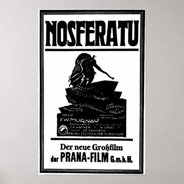 1922 Nosferatu-Poster Poster (Framsidan)