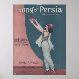 1922 Sång i Persia Poster