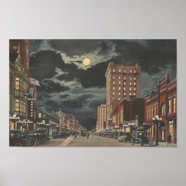 1922 Tryon Street ~ Charlotte, NC Poster (Framsidan)
