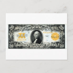 1922 US Guld-certifikat Vykort