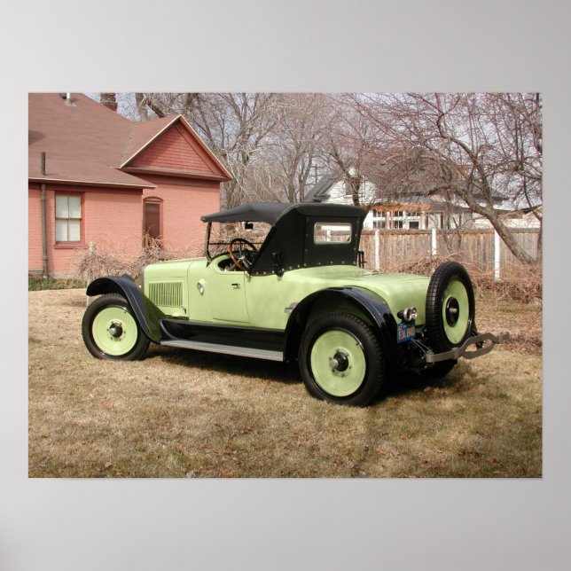 1922 Wills Sainte Claire A68 Rumble Seat Roadster Poster (Framsidan)
