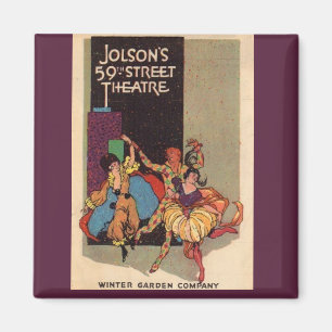 1923 Al Jolsons teaterleksaksskydd Magnet