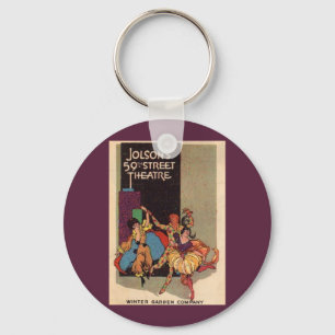 1923 Al Jolsons teaterleksaksskydd Nyckelring