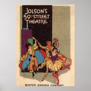 1923 Al Jolsons teaterleksaksskydd Poster
