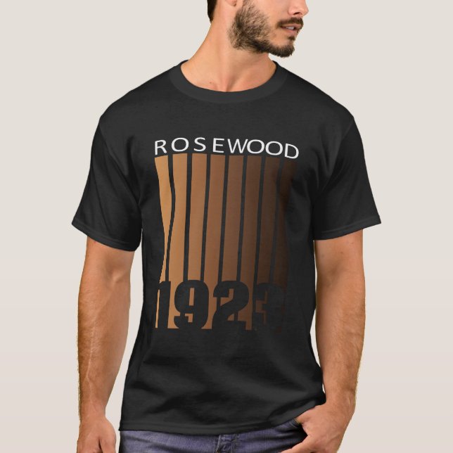 1923 Centennial Rosewood Massacre Black History T Shirt (Framsida)