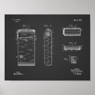 1923 Compact Camera Patent Art Teckning Skriv ut Poster