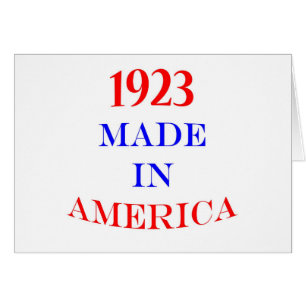 1923 gjorde i Amerika Hälsningskort