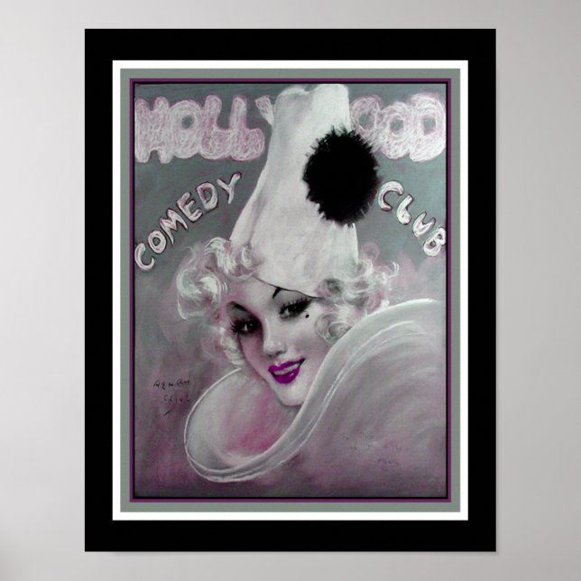 1923 Hollywood Comedy Klubb Poster (Framsidan)