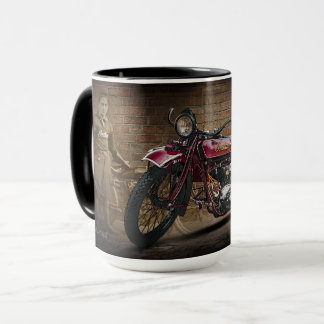 1923 indiska stora högsta motorcykelmugg mugg