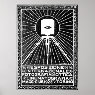1923 Poster Turin Photo Expo
