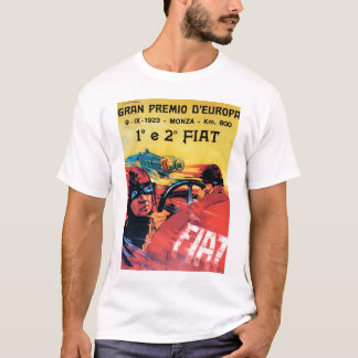 1923 T-TRÖJA FÖR AUTO TÄVLA FÖR VINTAGE - FIAT T SHIRT