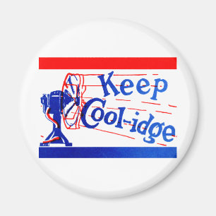 1924 behålla Coolidge Magnet