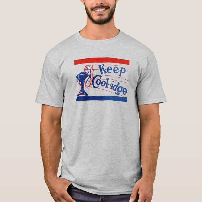 1924 behålla Coolidge Tee Shirt (Framsida)