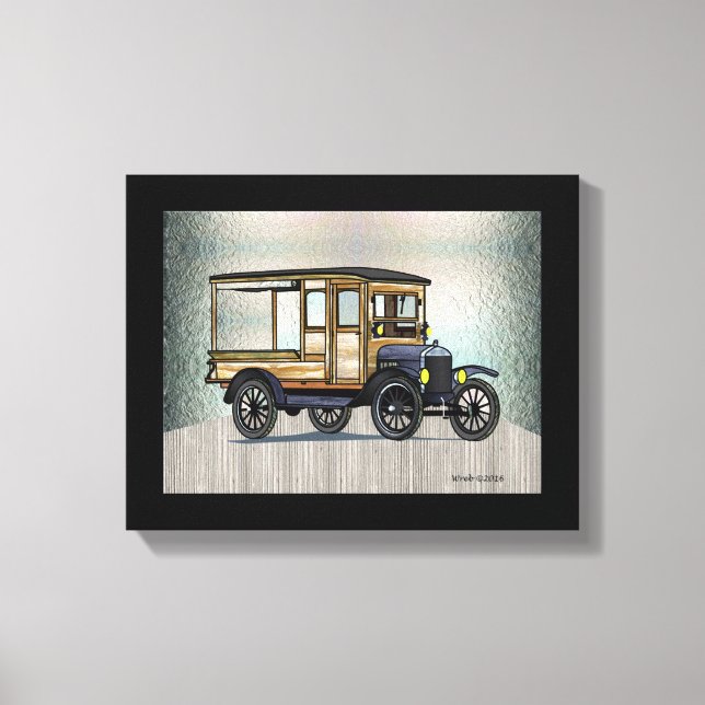 1924 IHC Huckster Canvastryck (Framsida)