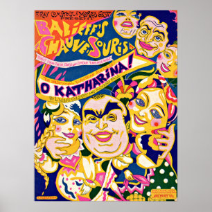 1924 "O Katharina" lakan musik Poster
