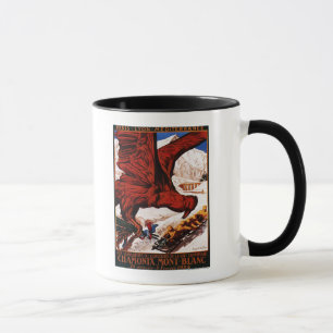 1924 olympiska vinterlekaffisch mugg