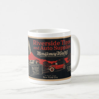 1924 REKLAM FOR RIVERSIDE-DÄCK GAMMAL! KAFFEMUGG