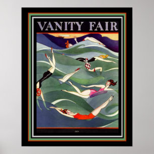 1924 Vanity Fair Deco Swimdress Cover 16 x 20 Poster