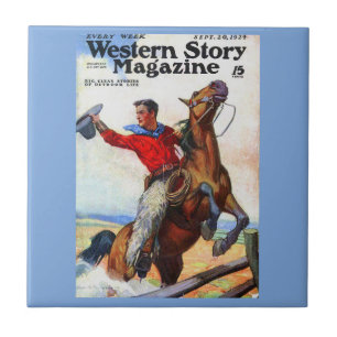 1924 Westernt magasin Kakelplatta
