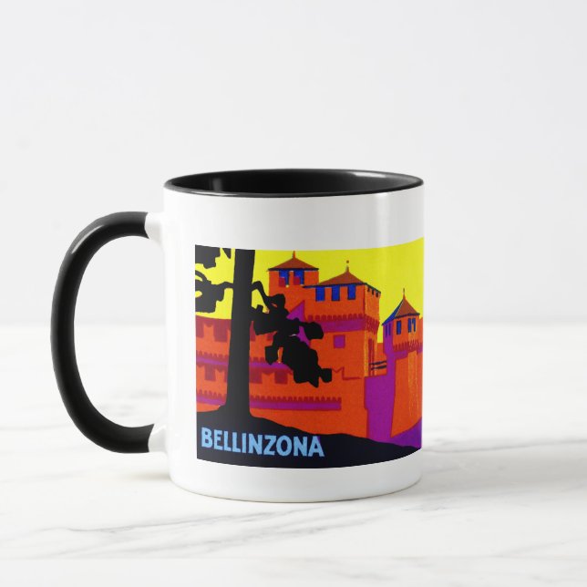 1925 Bellinzona Schweiz Mugg (Vänster)