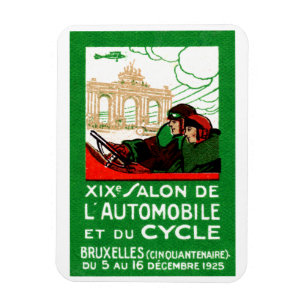 1925 Bruxelles bilverkstadshandling i Bryssel Magnet